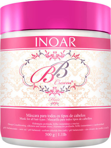 Inoar BB Cream Hair Mask - Máscara de Tratamento 500g