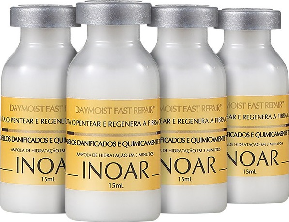 Inoar Daymoist Fast Repair - Ampola de Tratamento 4x15ml