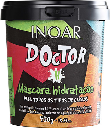 Inoar Doctor Máscara Hidratação - Máscara de Tratamento 450g