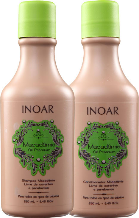 Inoar Macadâmia Oil Premium Kit de Tratamento Diário - 250ml (2 Produtos)