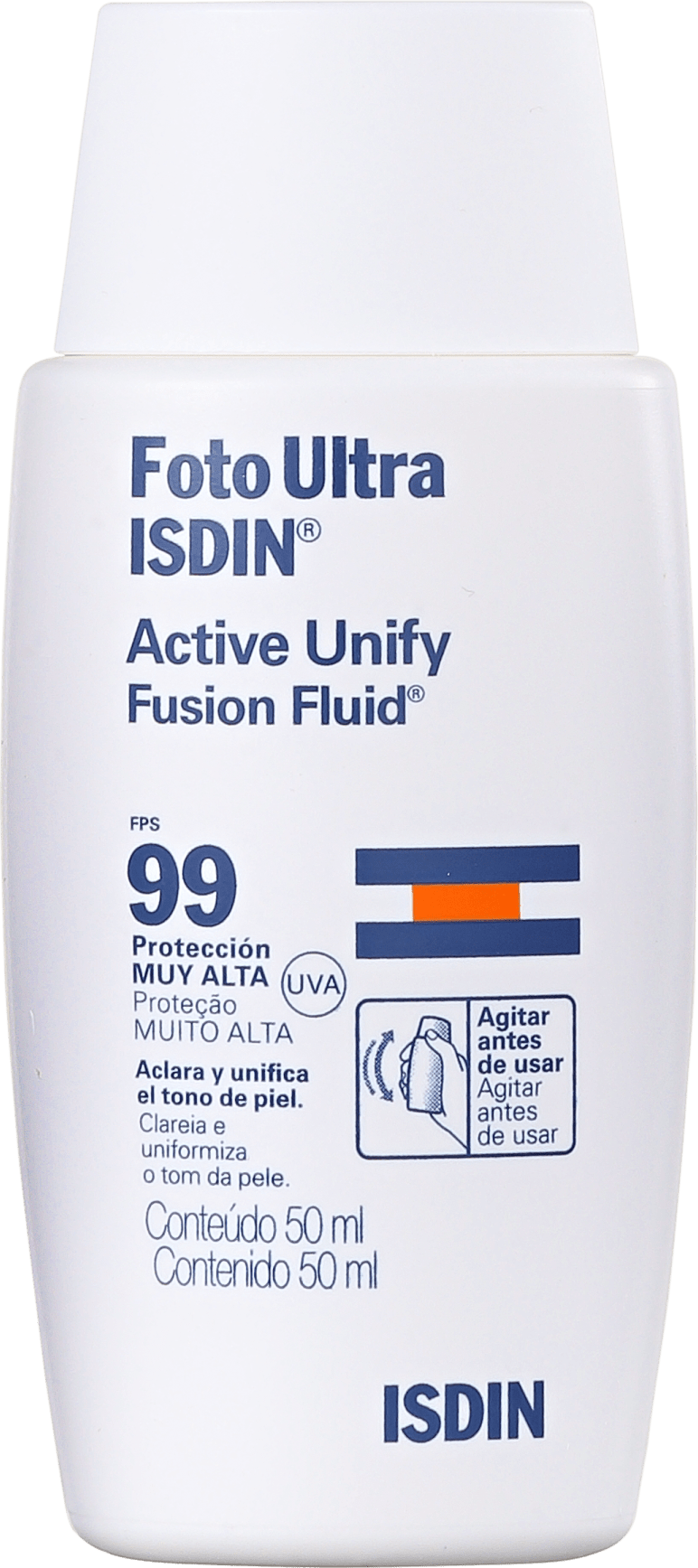 ISDIN Foto Ultra Active Unify FPS 99 - Protetor Solar Facial 50ml