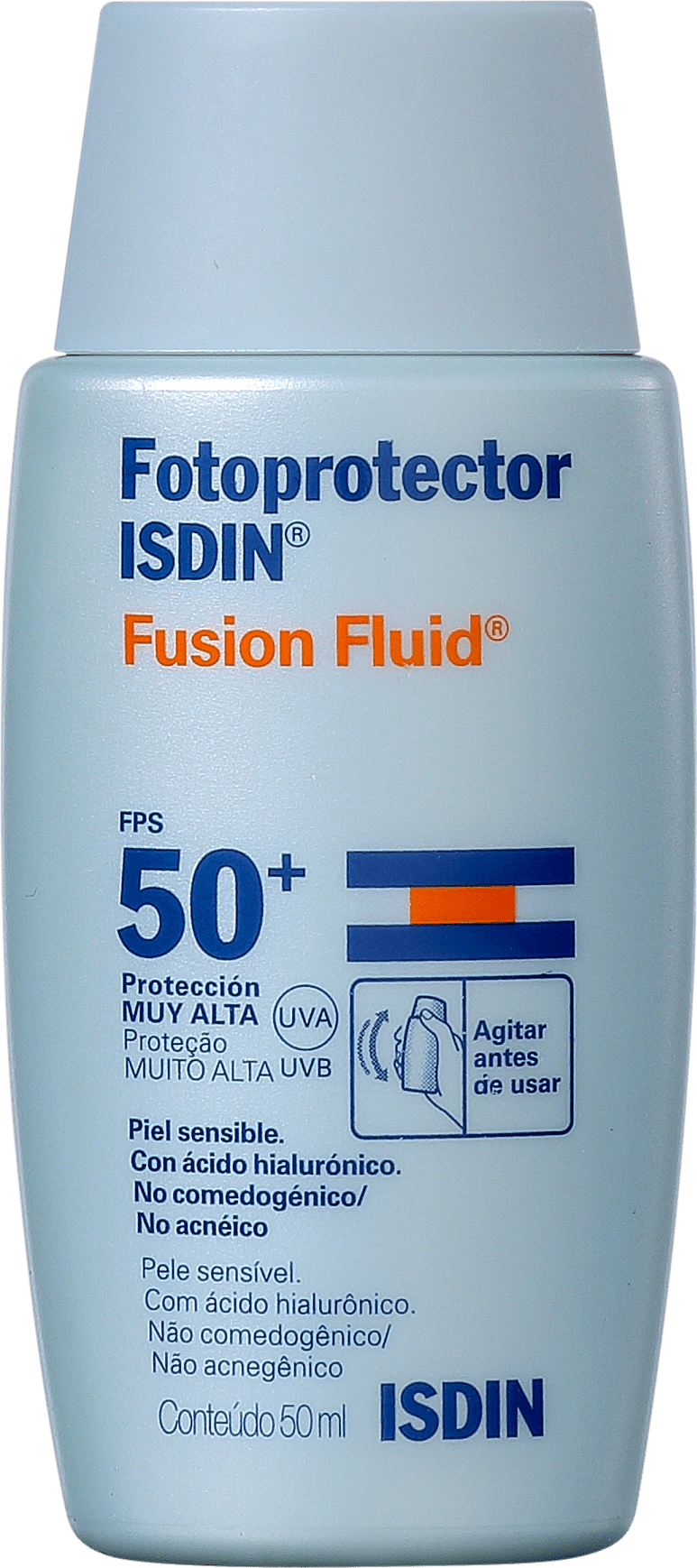 ISDIN Fotoprotector Fusion Fluid FPS 50 - Protetor Solar Facial 50ml