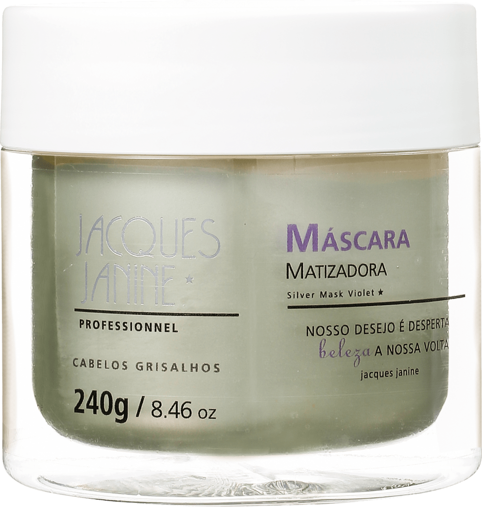 Jacques Janine Professionnel Cabelos Grisalhos - Máscara Matizadora 240ml