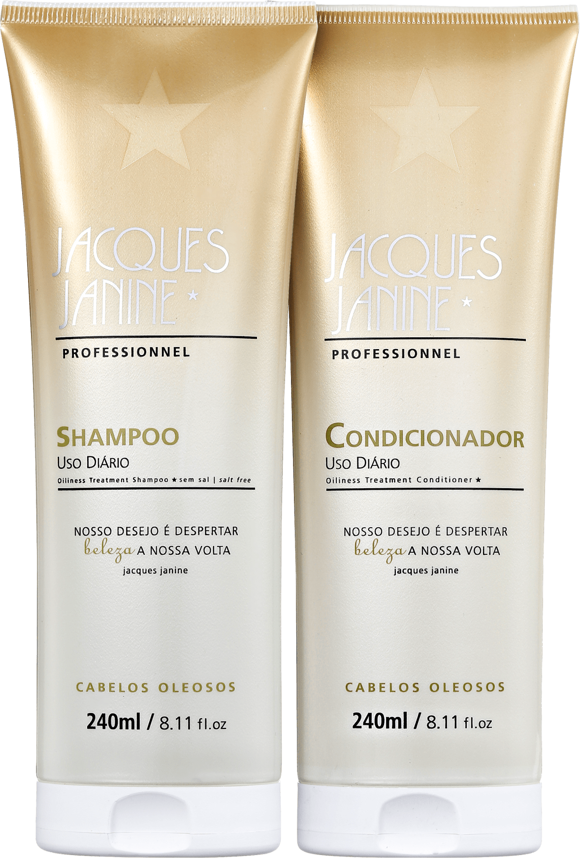 Jacques Janine Professionnel Uso Diário Cabelos Oleosos Duo Kit (2 Produtos)