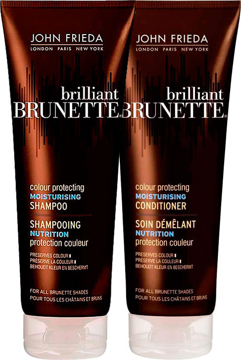 John Frieda Brilliant Brunette Colour Protecting Moisturising Duo Kit (2 Produtos)