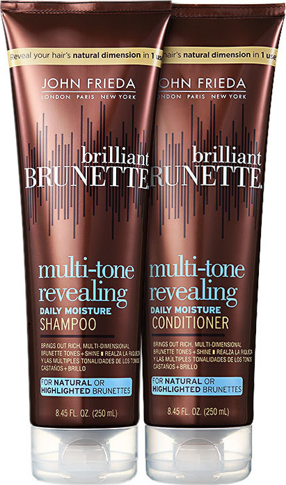 John Frieda Brilliant Brunette Moisturizing Duo Kit (2 Produtos)