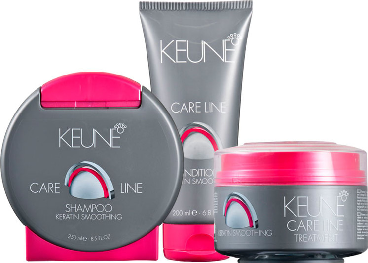 Keune Keratin Smoothing Treatment Kit (3 Produtos)