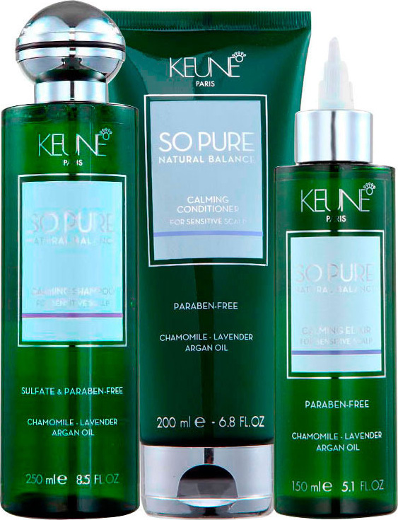 Keune So Pure Calming Elixir Kit (3 Produtos)