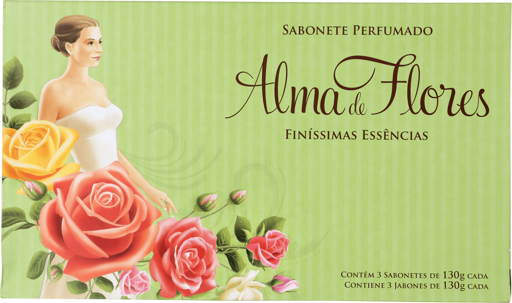 Kit Alma de Flores Finíssimas Essências - Sabonetes em Barra 3x130g
