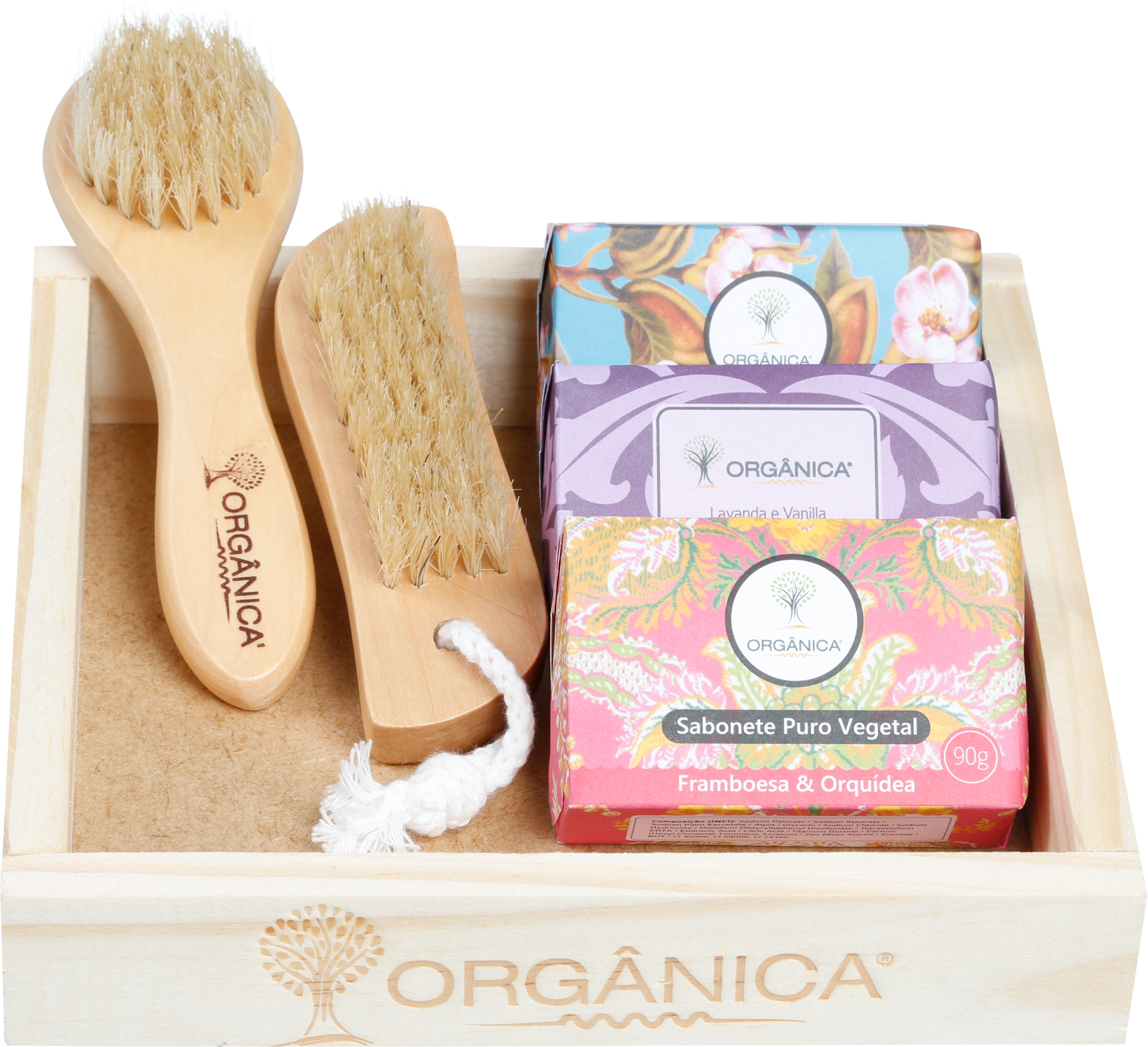 Kit Banho Orgânica Puro Vegetal SPA (5 produtos)