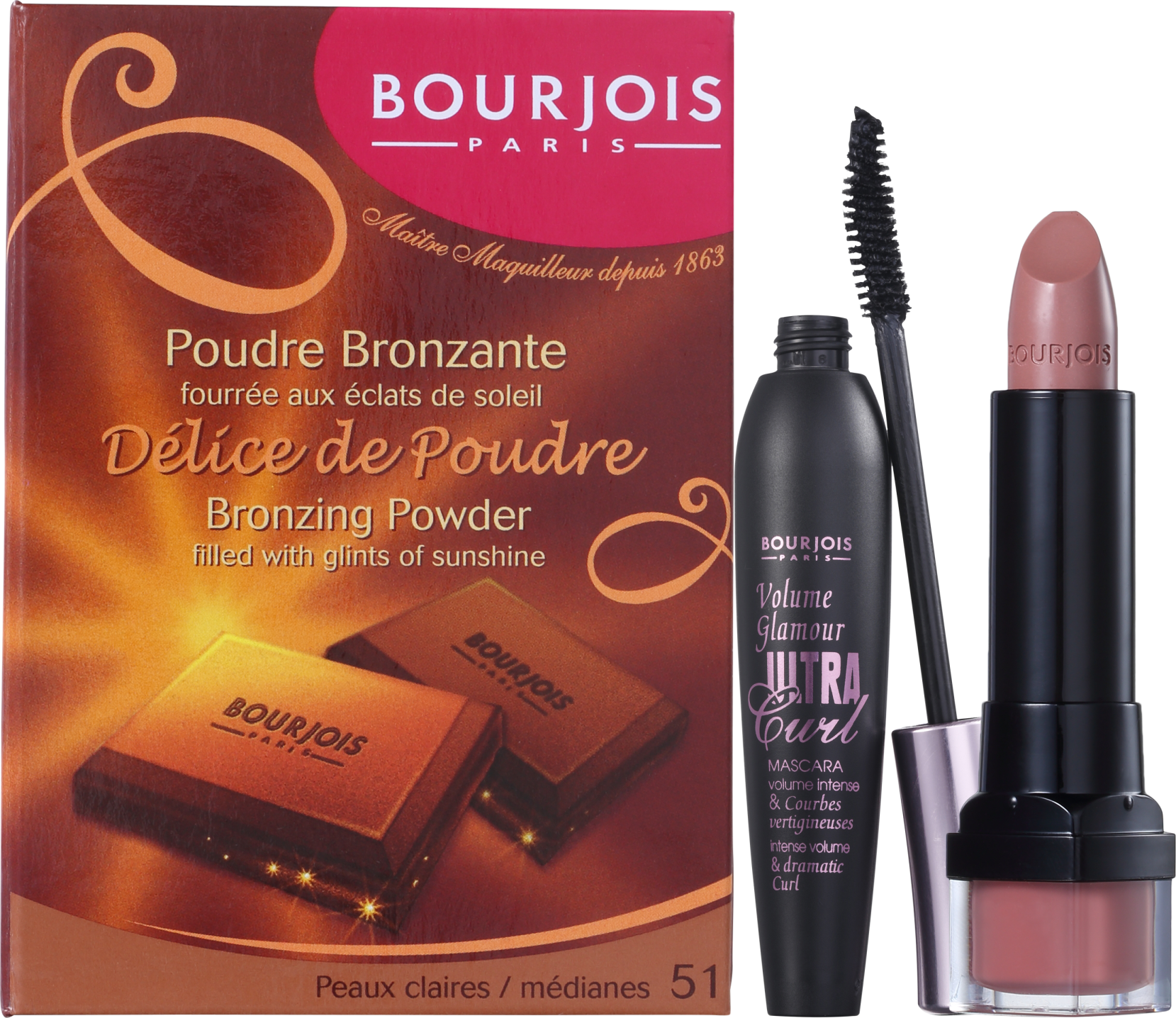 Kit Bourjois Face Glam (3 Produtos)