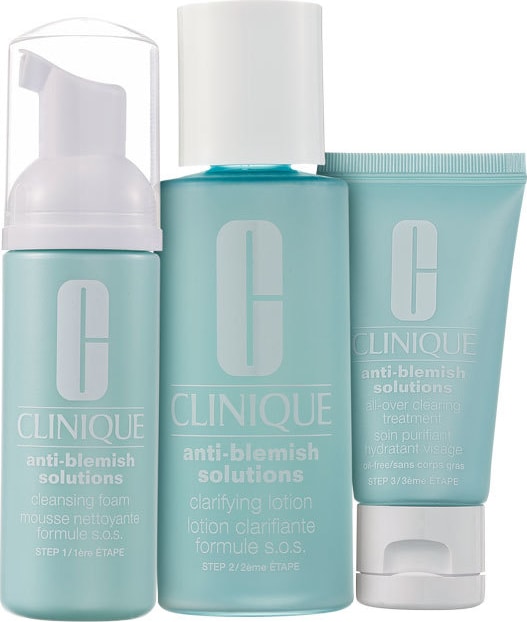 Kit Clinique Anti-Blemish Solutions Clear Clarifying (3 produtos)