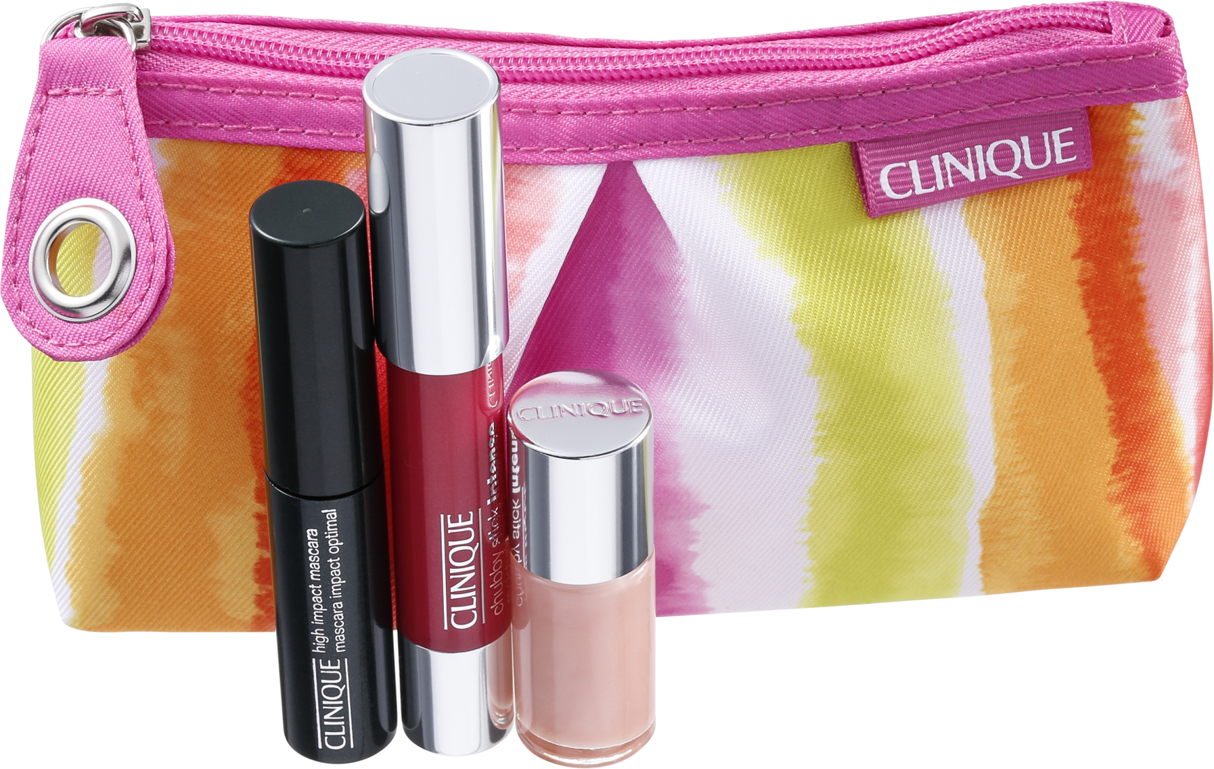 Kit Clinique Chubby Nail Máscara Mini (3 produtos + Nécessaire)