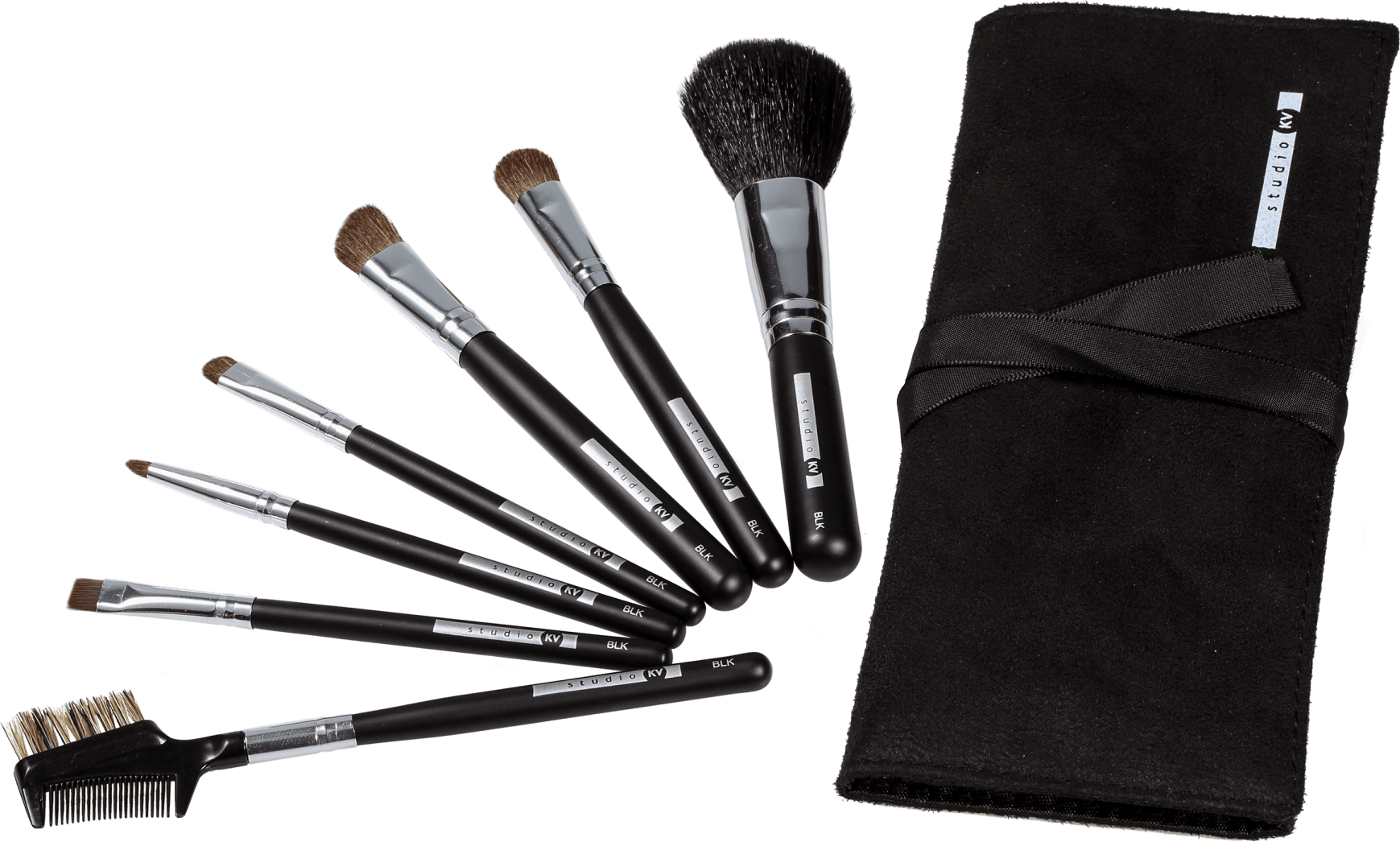 Kit de Pincéis Studio KV BLK-01 (7 Produtos)