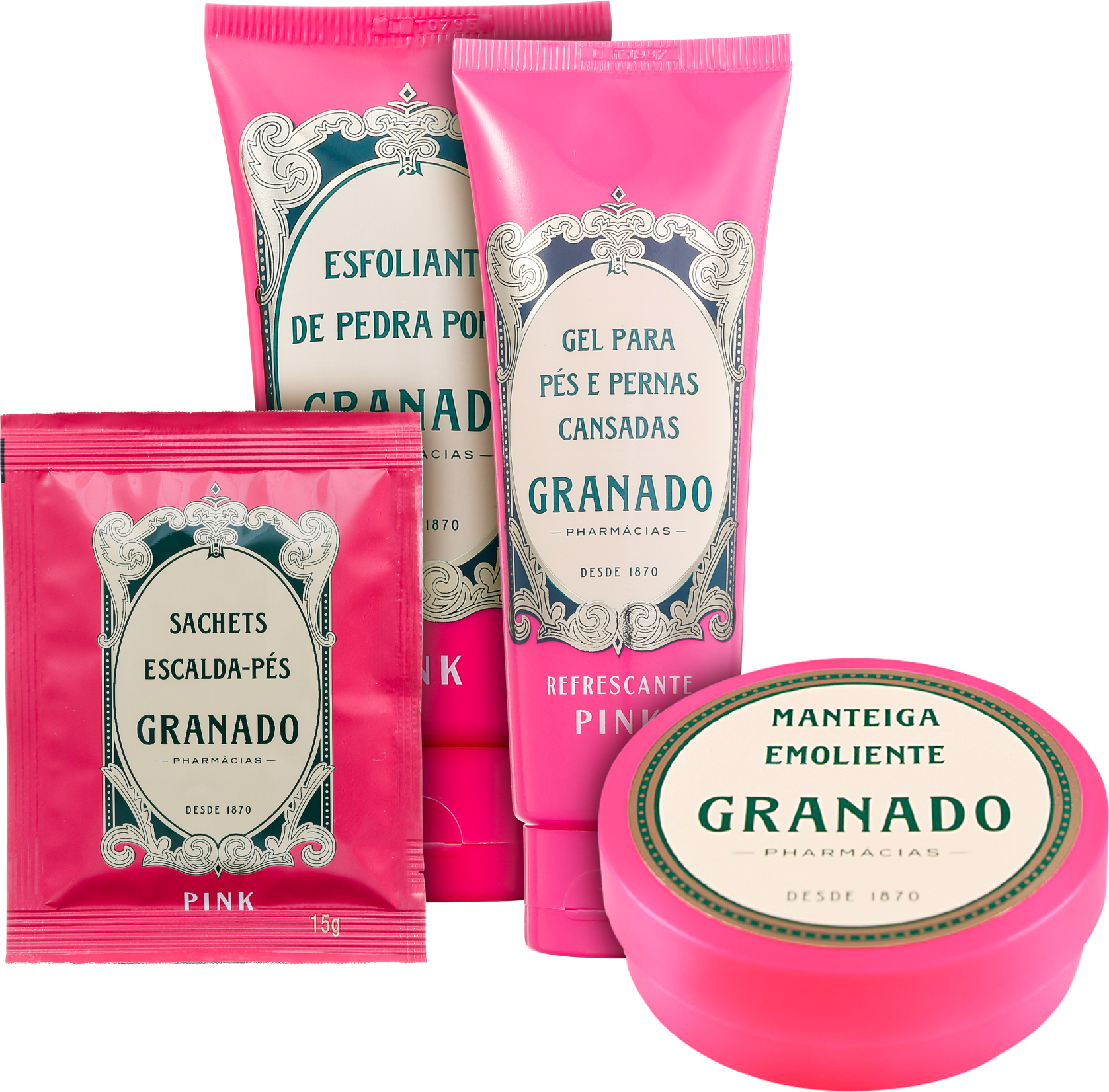 Kit Granado Pink SPA Relaxante para os Pés (4 produtos)