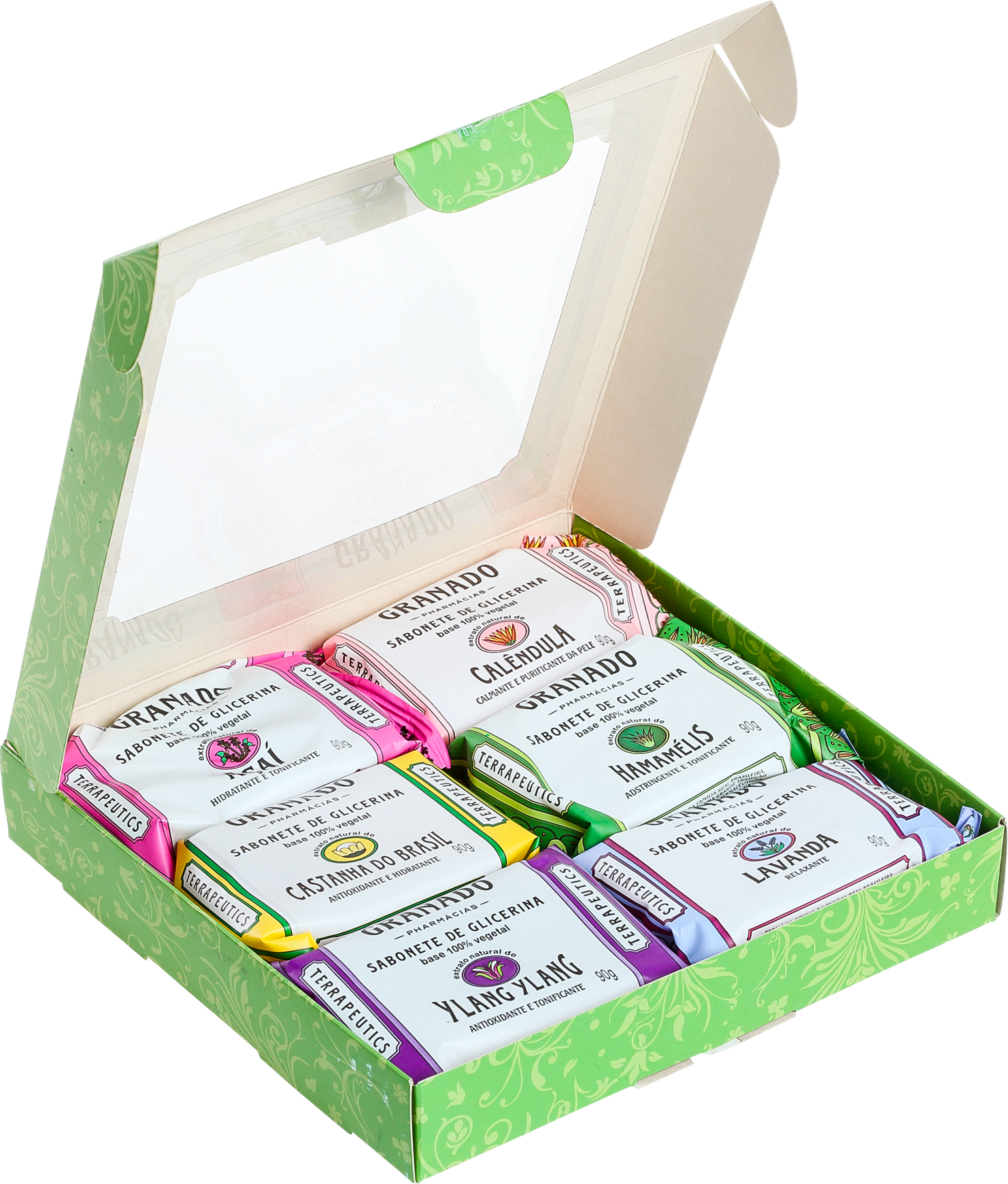 Kit Granado Terrapeutics Mix - Sabonetes em Barra 6x90g