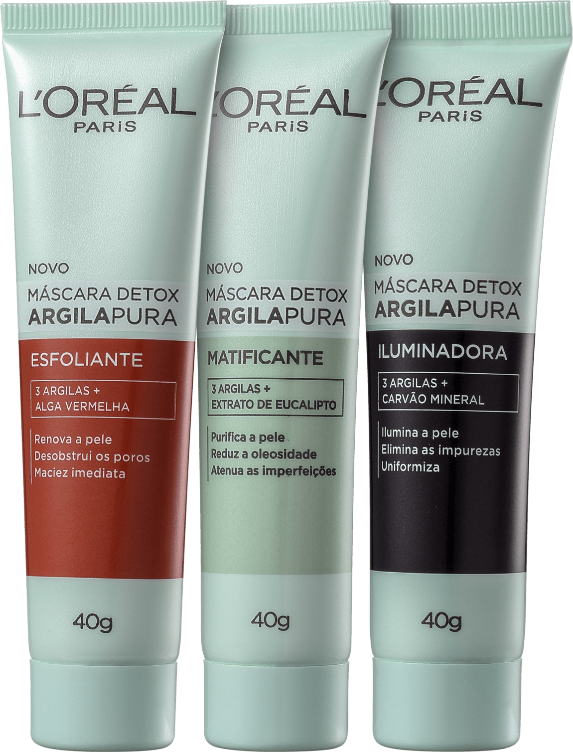 Kit L’Oréal Máscara Detox Argila Total Beleza na 