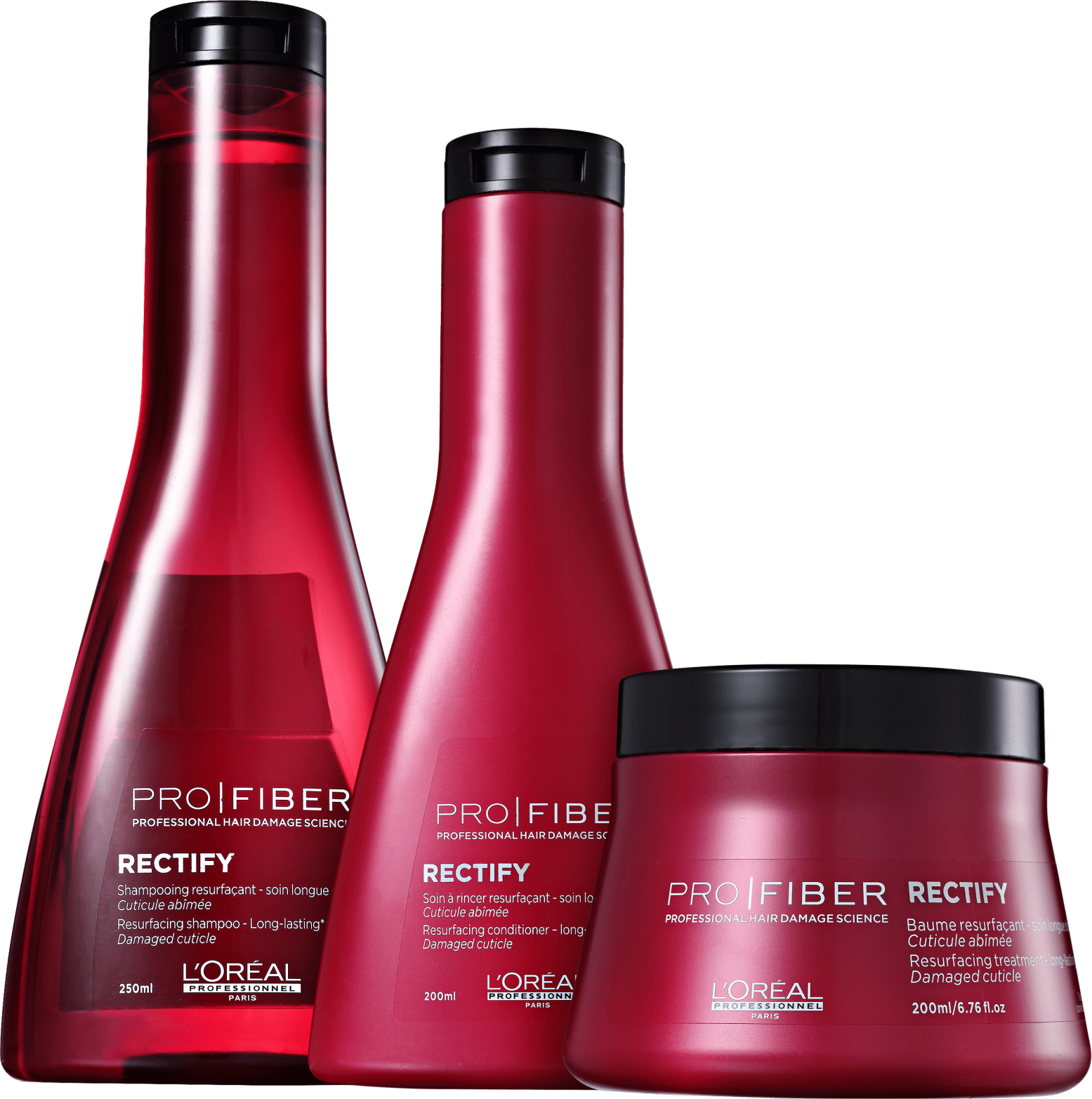Kit L'Oréal Professionnel Pro Fiber Rectify Tratamento (3 produtos)
