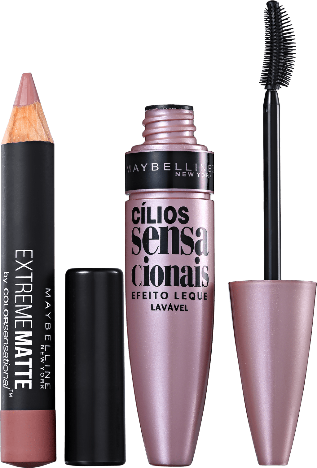 Kit Maybelline Color and Lash Sensational (2 produtos)