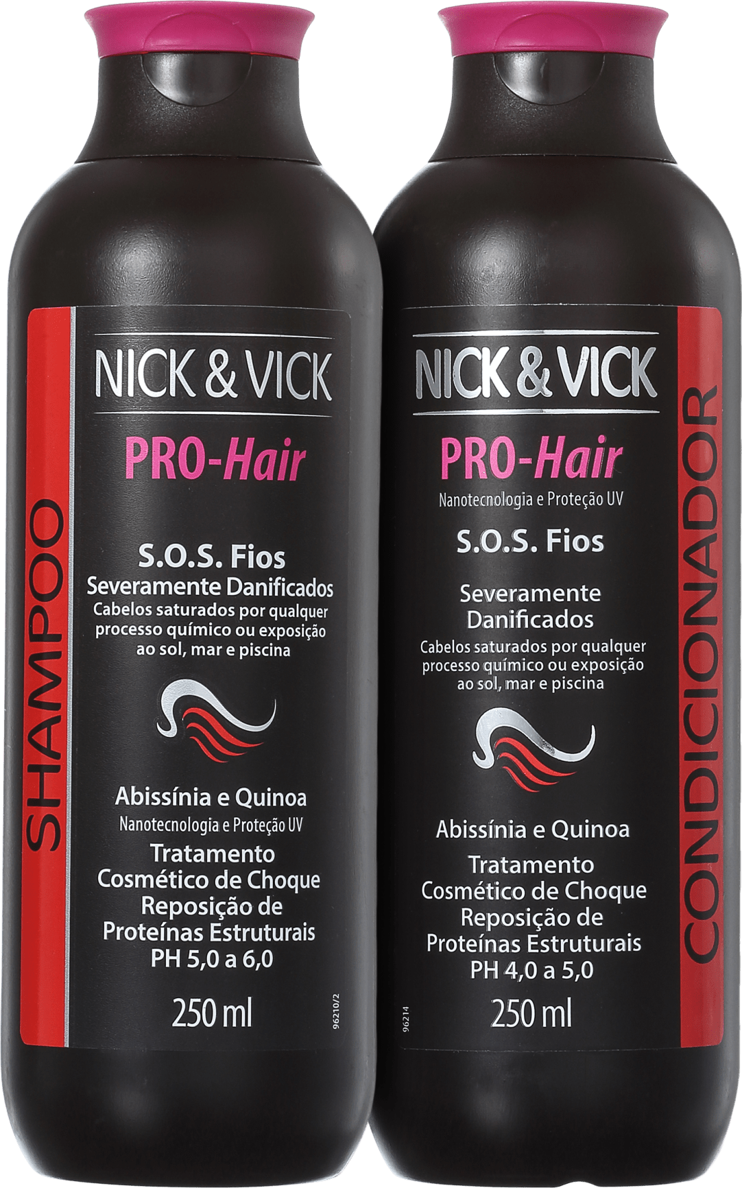 Kit Nick & Vick PRO-Hair S.O.S Fios Tratamento de Choque (2 Produtos)