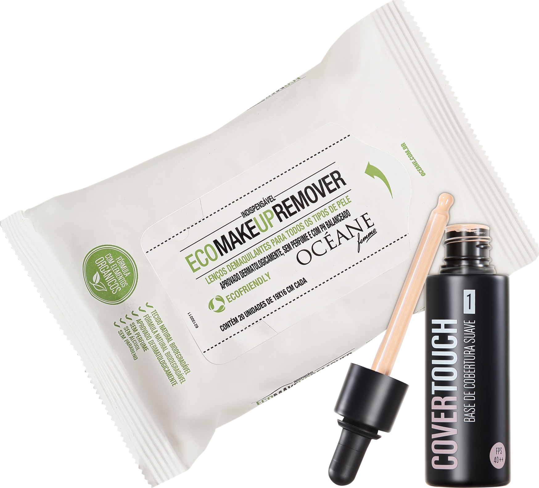 Kit Océane Femme Cover Touch 1 Make Up (2 produtos)