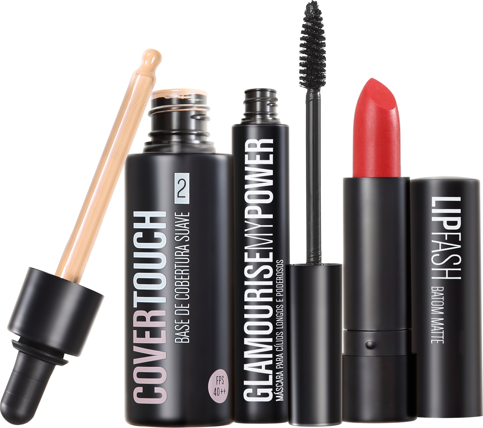 Kit Océane Femme Cover Touch 2 Glamourise Lip Fash Cassandra (3 produtos)