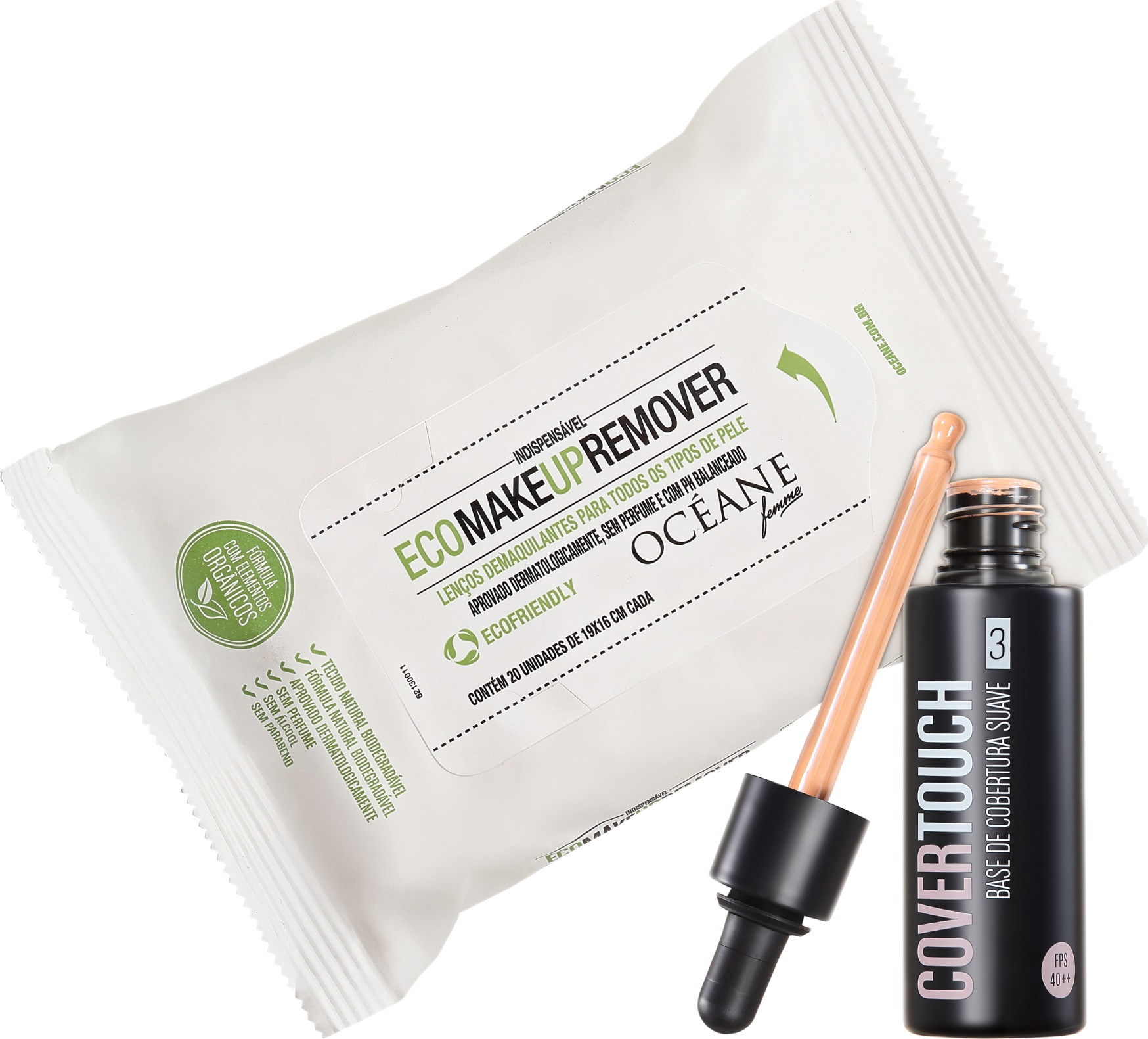 Kit Océane Femme Cover Touch 3 Make Up (2 produtos)
