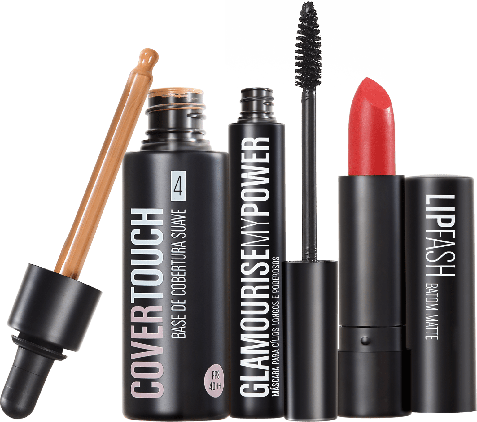 Kit Océane Femme Cover Touch 4 Glamourise Lip Fash Cassandra (3 produtos)