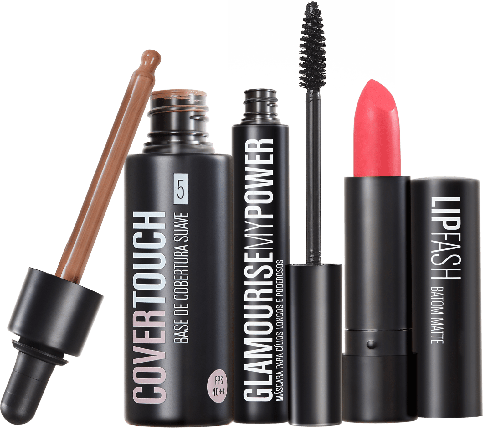 Kit Océane Femme Cover Touch 5 Glamourise Lip Fash Cassandra (3 produtos)