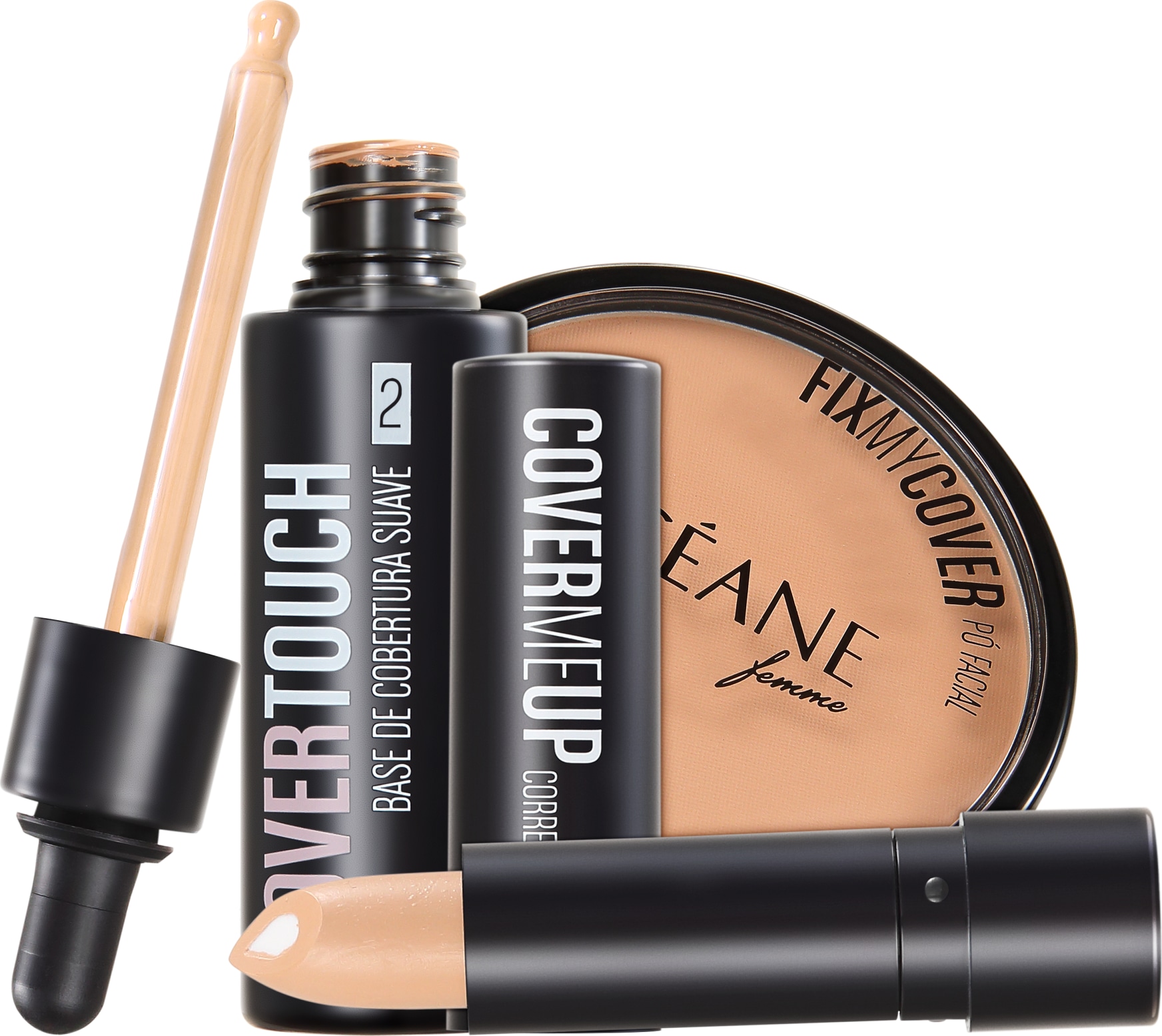 Kit Océane Femme Cover Touch Fix 2 (3 produtos)
