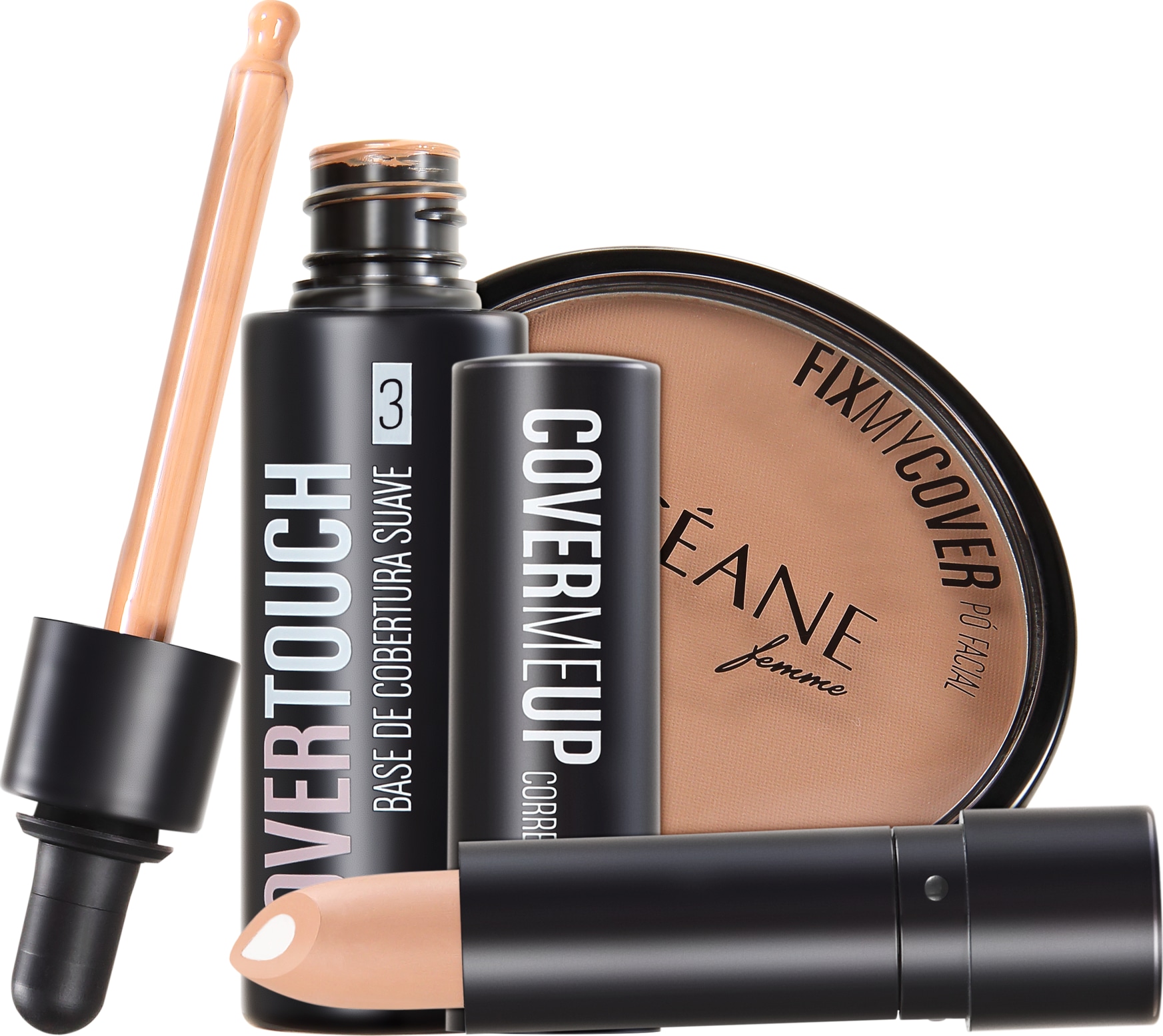 Kit Océane Femme Cover Touch Fix 3 (3 produtos)
