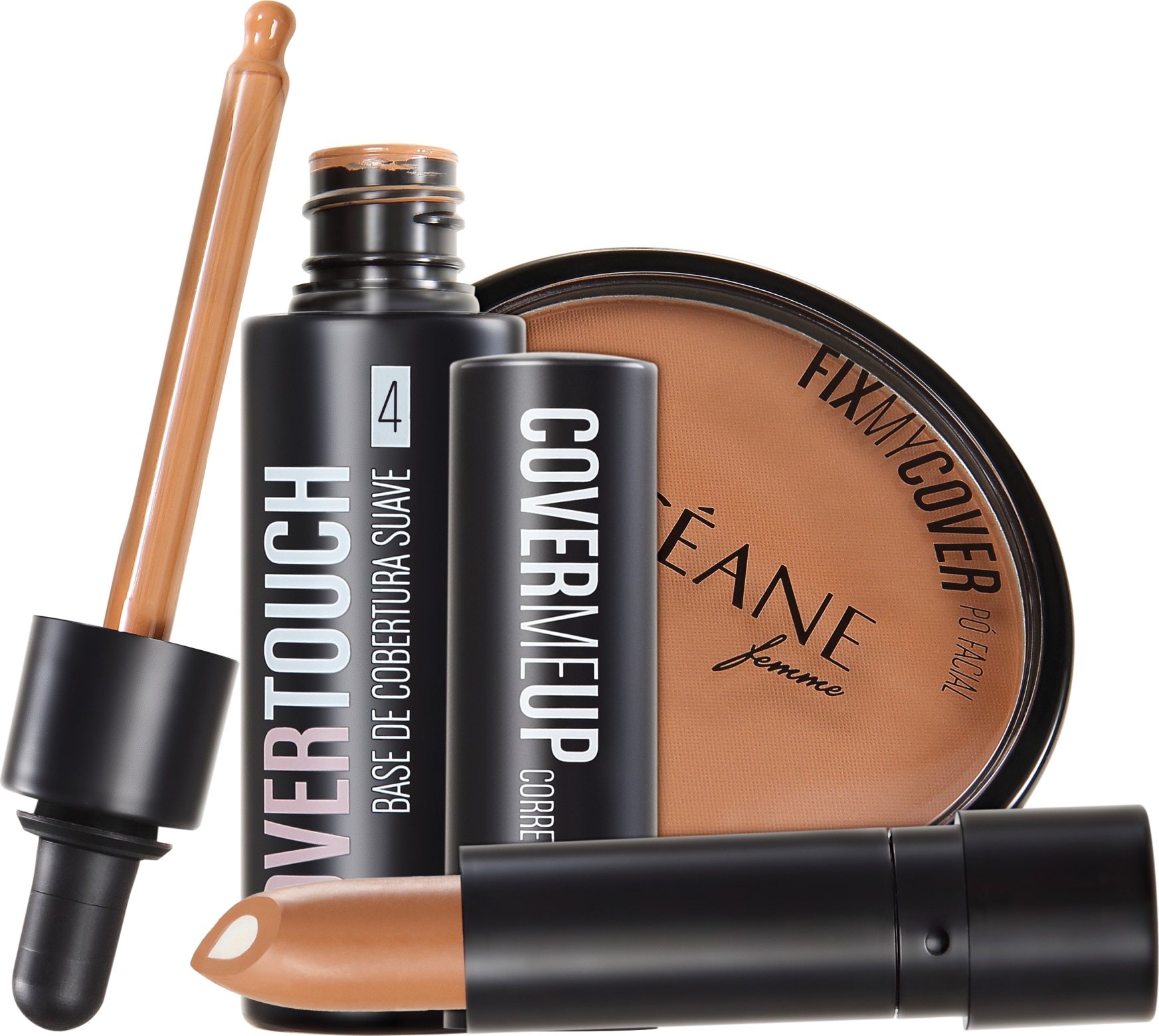 Kit Océane Femme Cover Touch Fix 4 (3 produtos)