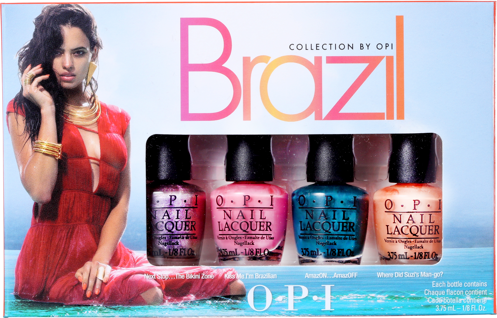 Kit OPI Brazil Collection Copacababies de Esmaltes (4 miniaturas)