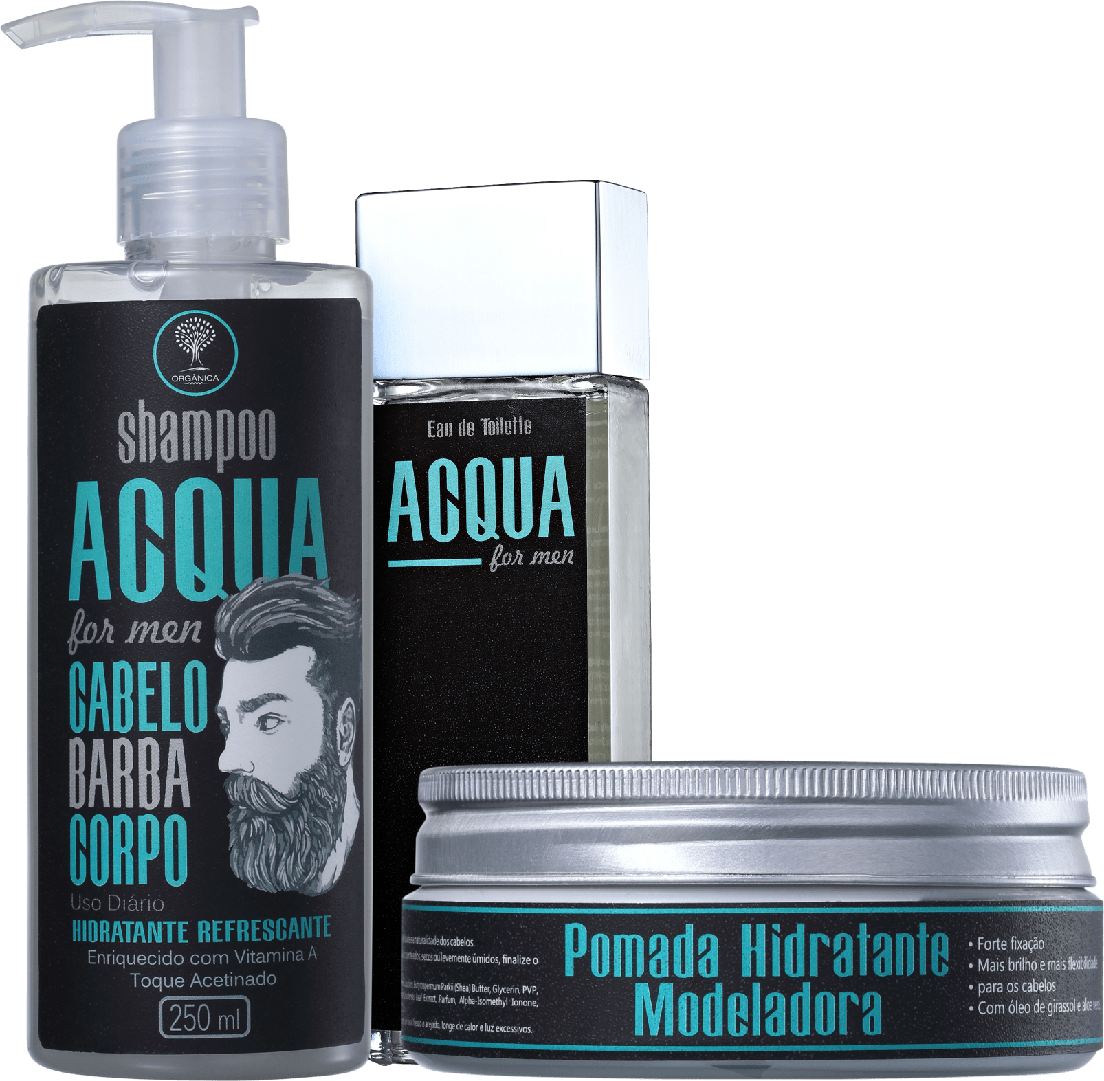 Kit Orgânica Acqua Completo For Men (3 produtos)