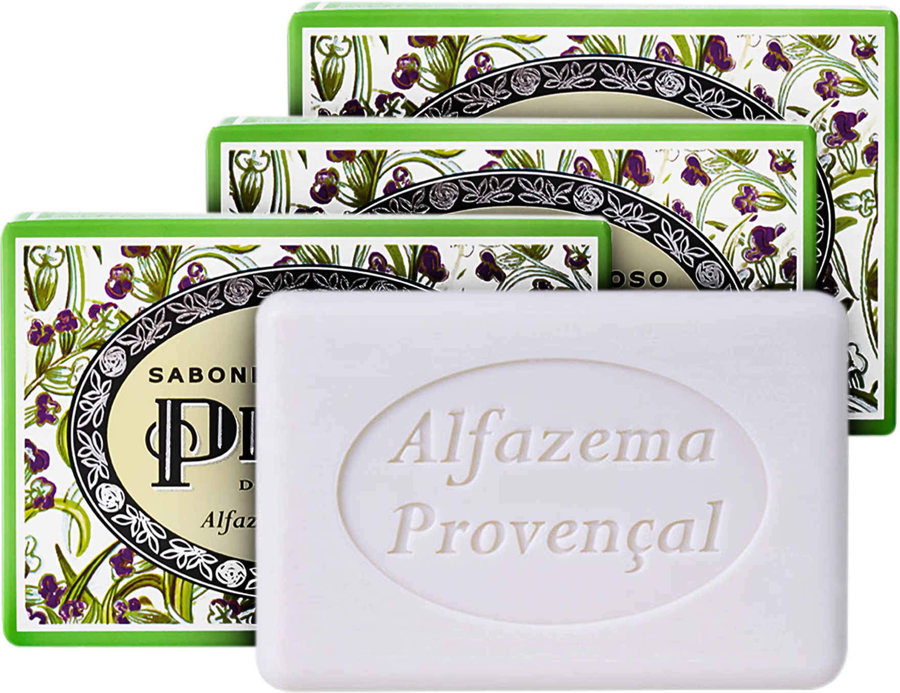 Kit Phebo Mediterrâneo Alfazema Provençal - Sabonetes em Barra 3x100g