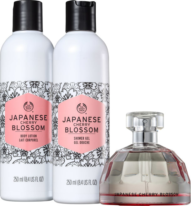 Kit The Body Shop Japanese Cherry Blossom Daily (3 Produtos)
