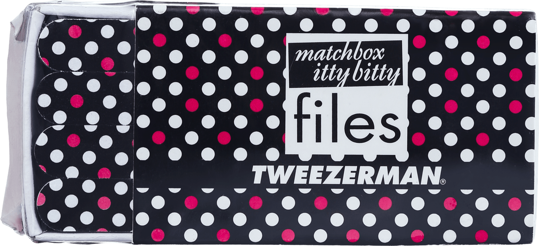 Kit Tweezerman Hot for Dots Matchbox Files de Mini Lixas (12 unidades)