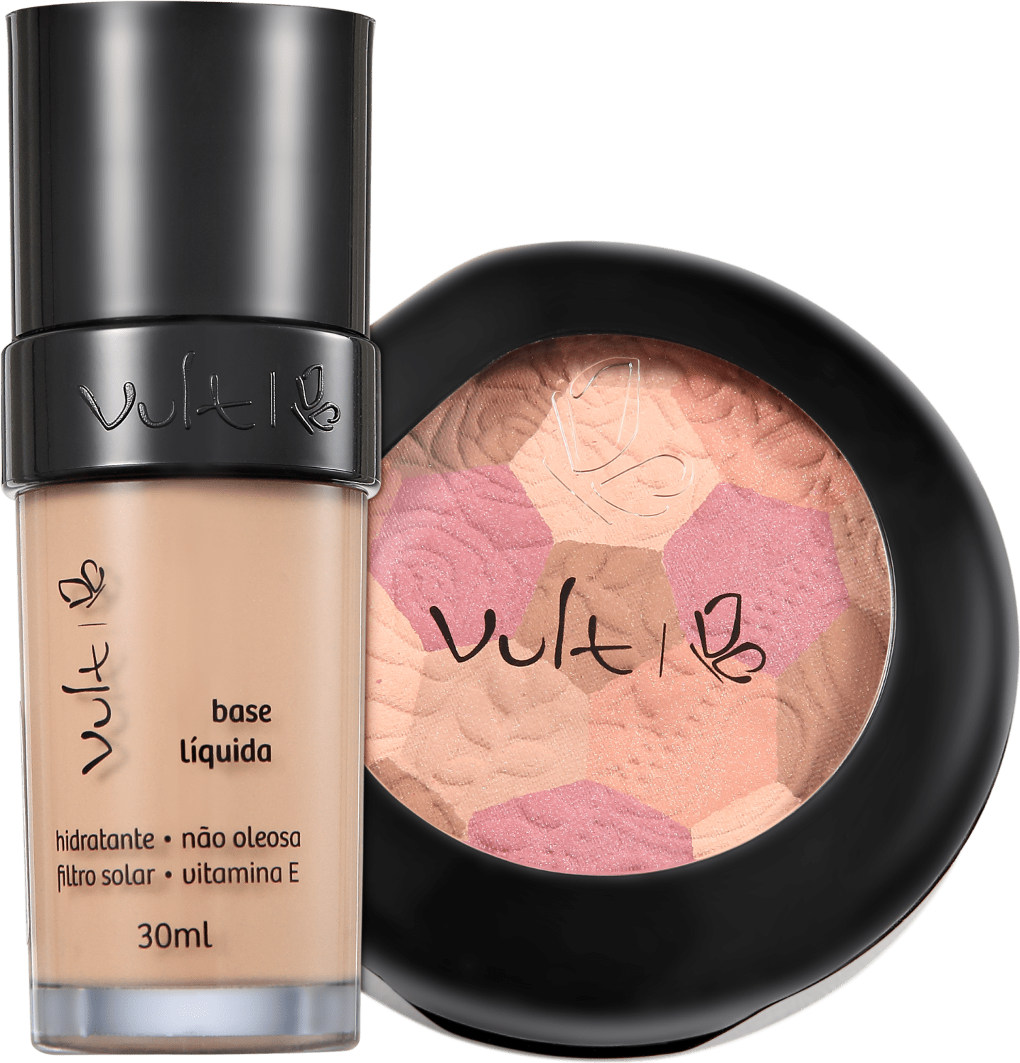 Kit Vult Make Up 01 Bege Mosaico (2 produtos)