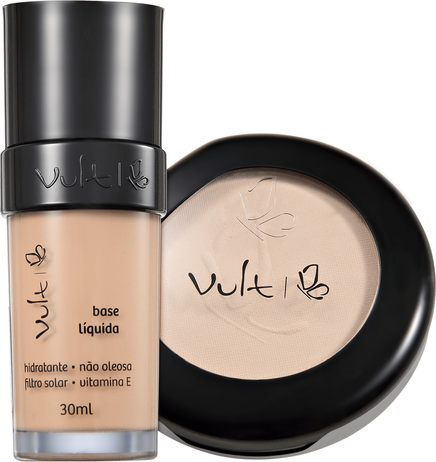 Kit Vult Make Up 01 Bege Translúcido Duo (2 produtos)