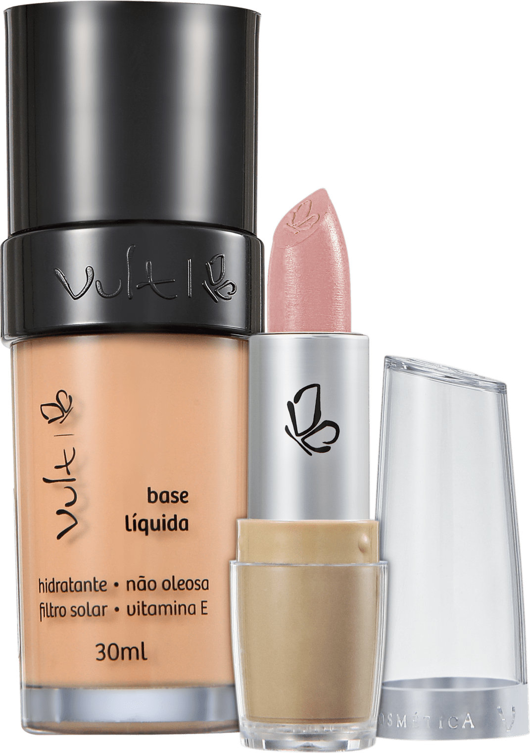 Kit Vult Make Up 02 Rosa Duo (2 produtos)