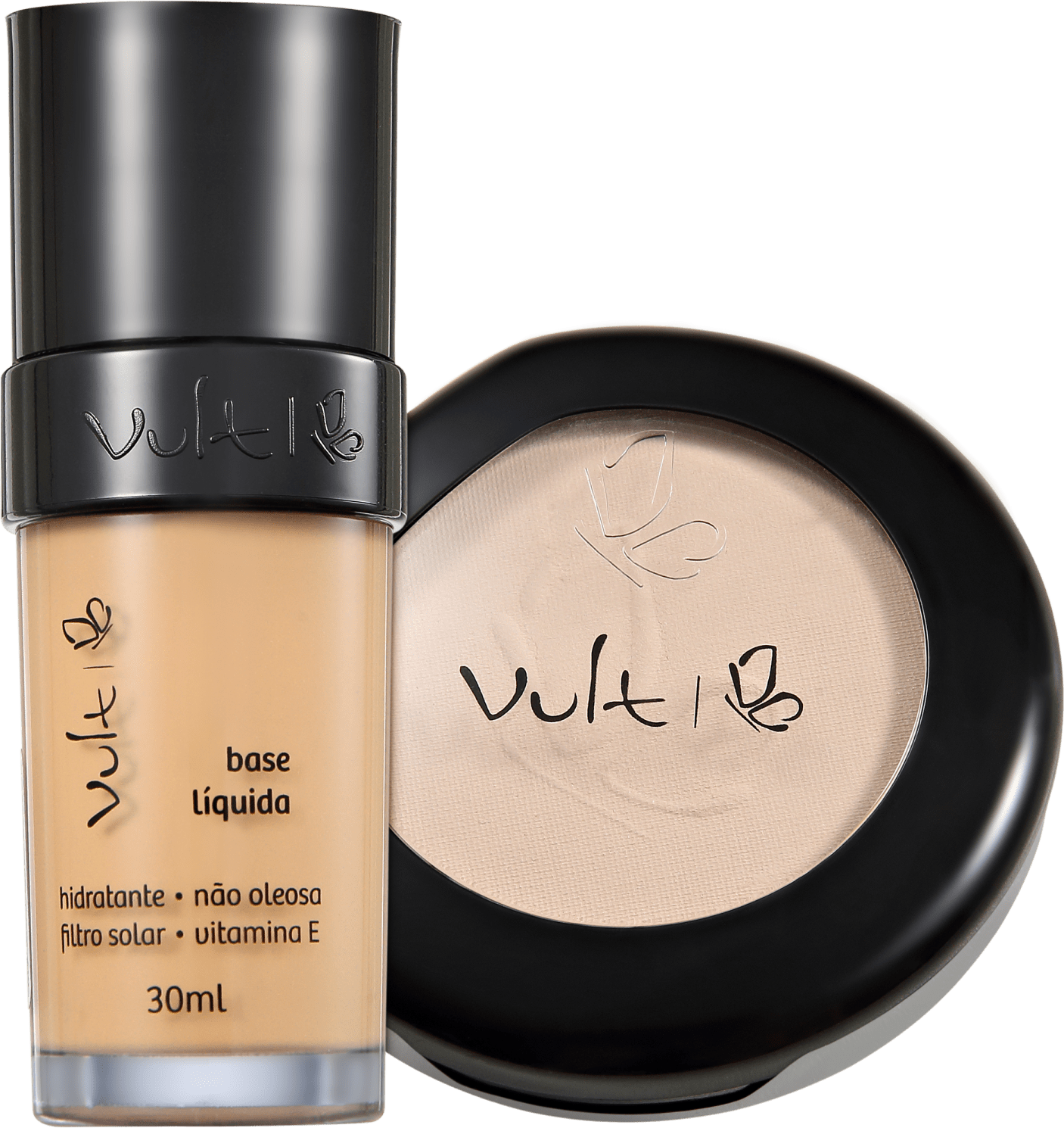 Kit Vult Make Up 03 Bege Translúcido Duo (2 produtos)