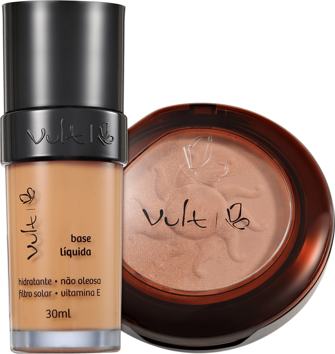Kit Vult Make Up 04 Marrom Duo Soleil (2 produtos)