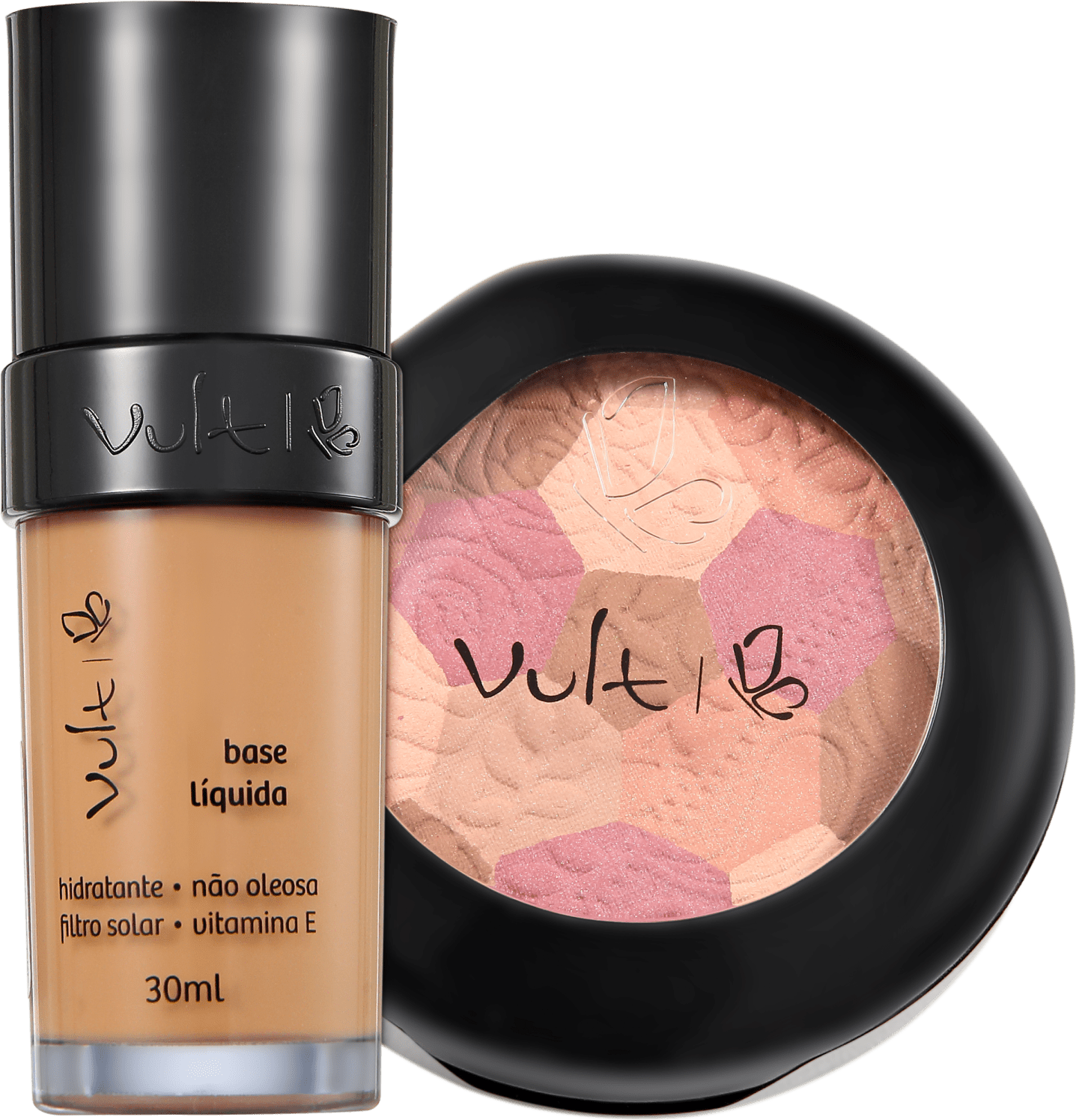 Kit Vult Make Up 04 Marrom Mosaico (2 produtos)