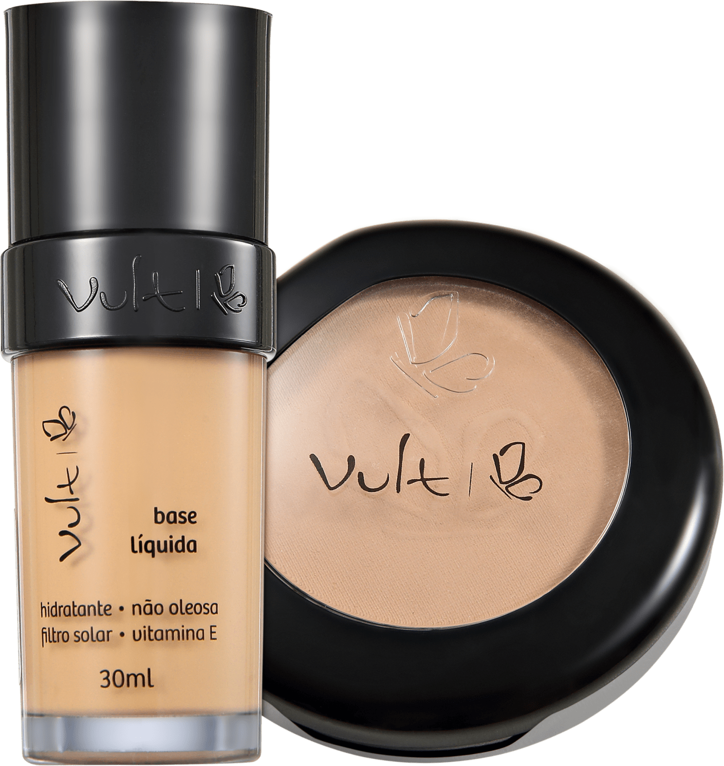 Kit Vult Make Up Base Pó 03 Bege (2 produtos)