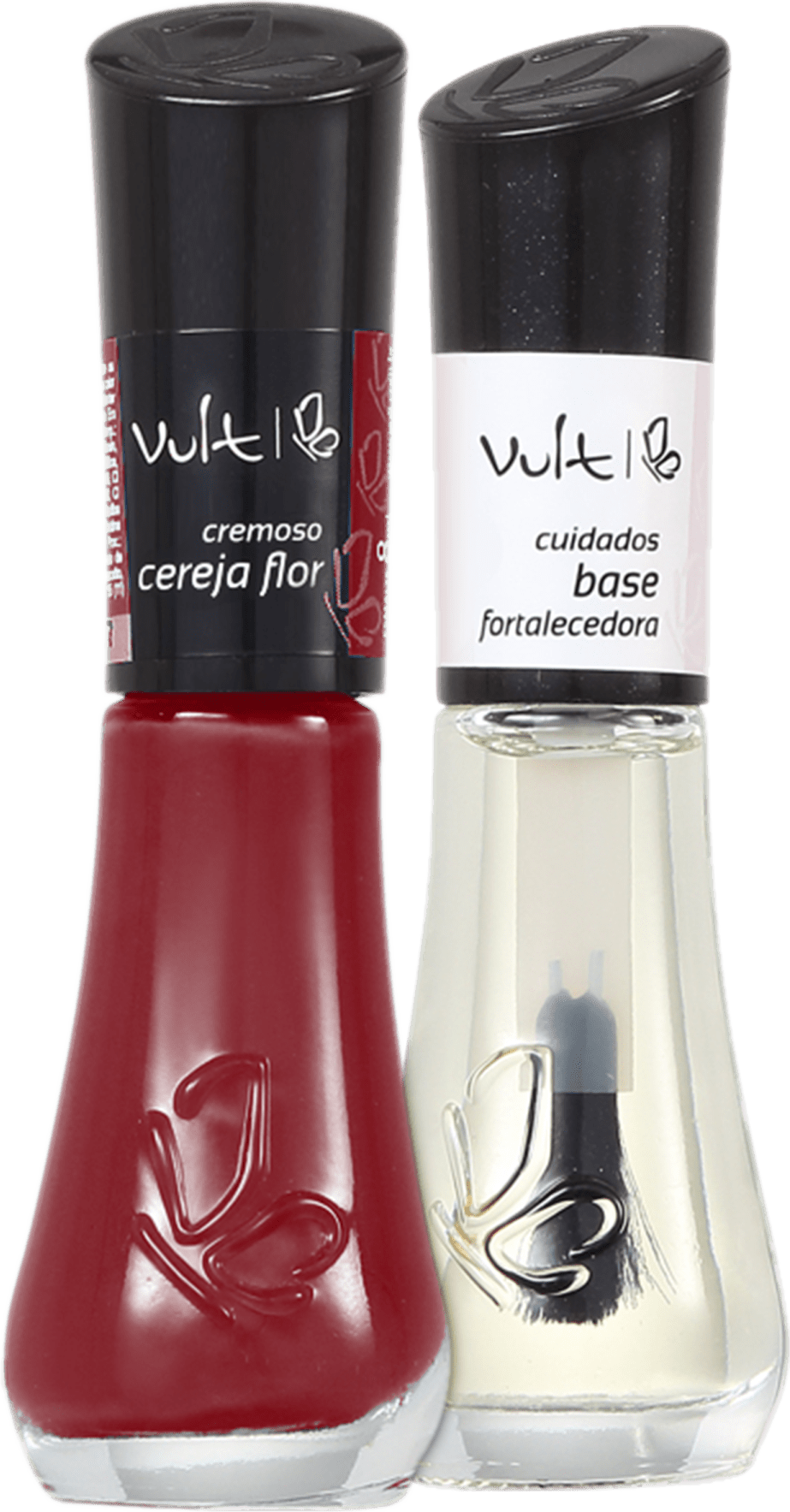 Kit Vult Unhas Cereja Flor Fortalecedora (2 produtos)