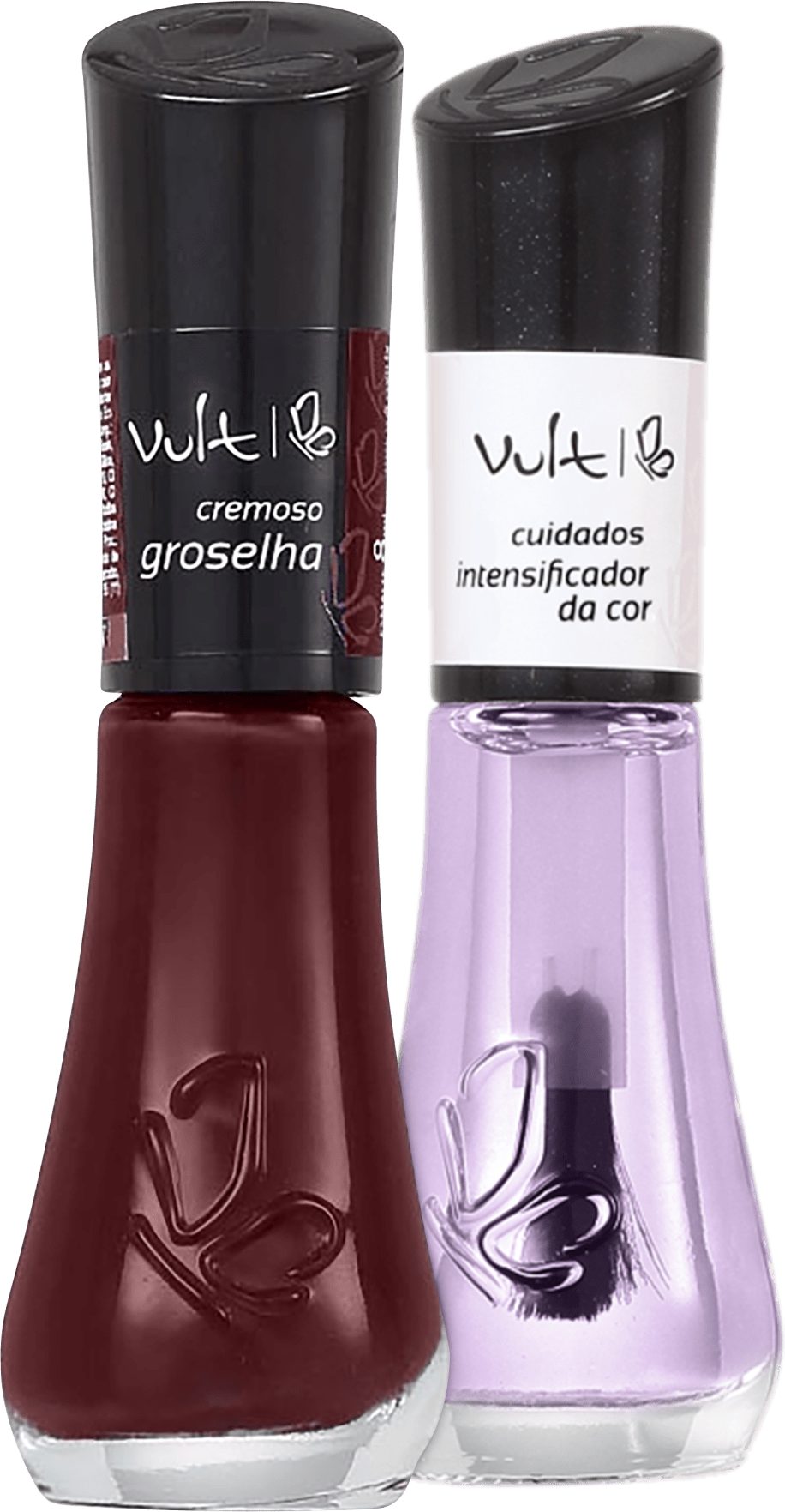 Kit Vult Unhas Groselha Intensificador Duo (2 produtos)