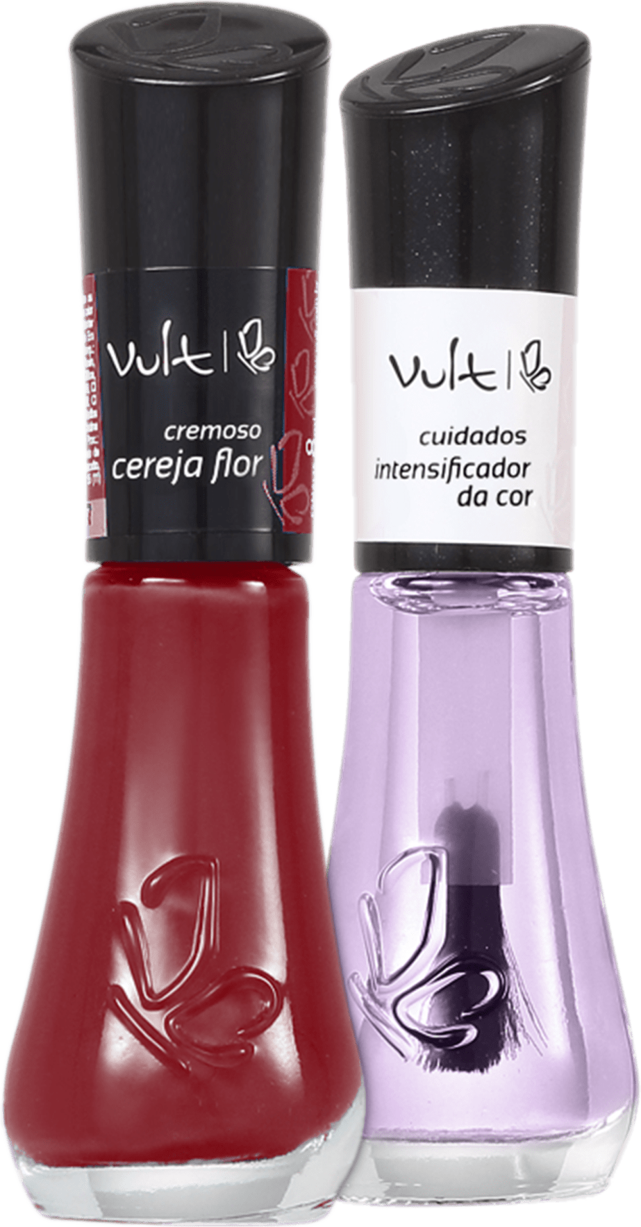 Kit Vult Unhas Intensificador da Cor Cereja Flor (2 produtos)