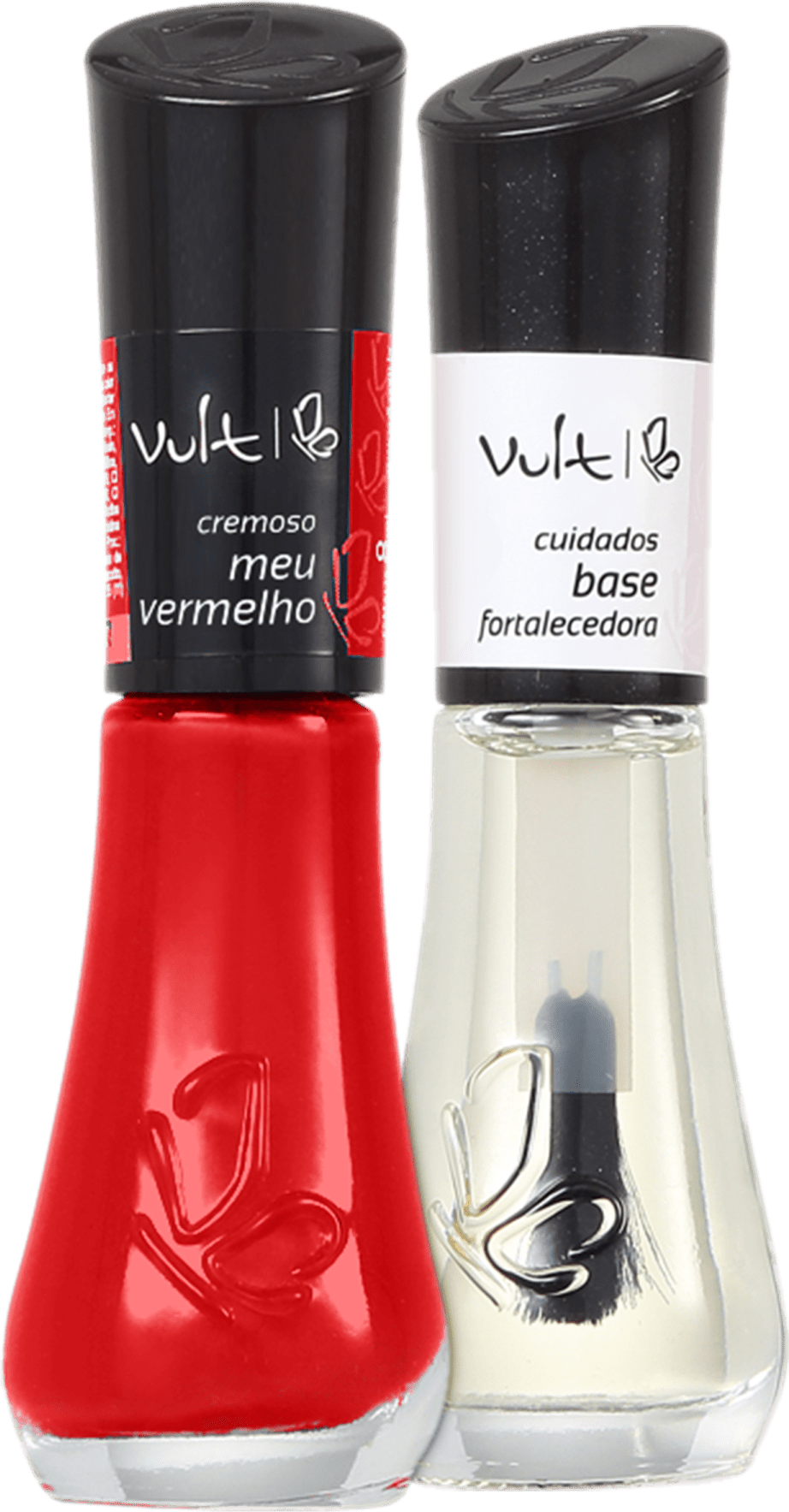 Kit Vult Unhas Meu Vermelho Fortalecedora Duo (2 produtos)