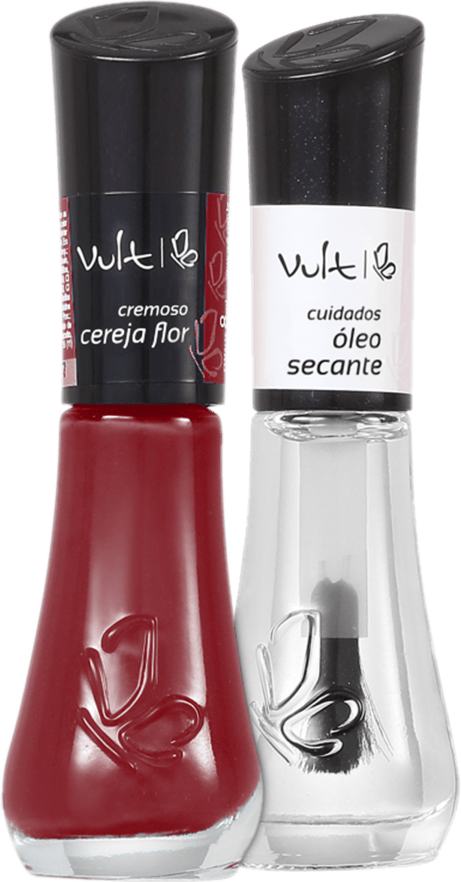 Kit Vult Unhas Óleo Secante Cereja Flor (2 produtos)