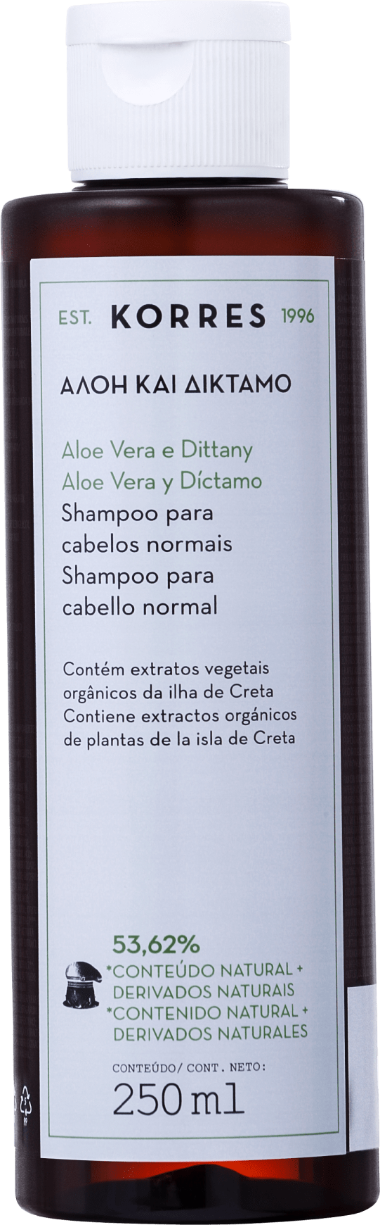 Korres Aloe Vera e Dittany - Shampoo 250ml